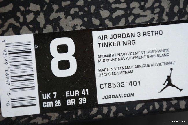 Jordan 3 Air “Midnight Navy”CT8532-401 0422